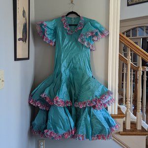 Flamenco Dress Teal